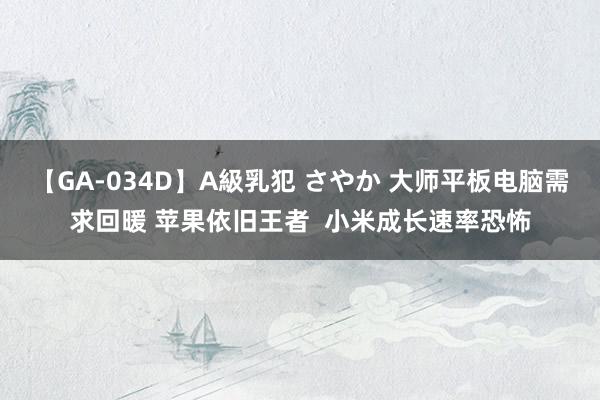 【GA-034D】A級乳犯 さやか 大师平板电脑需求回暖 苹果依旧王者  小米成长速率恐怖